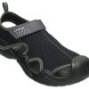 Crocs Swiftwater Sandals “Black Light Grey” 203967-02S