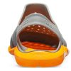 Crocs Swiftwater Wave Shoes “Slate Grey Blazing Orange” 203963-0FR