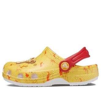 Crocs (TD) Crocs Classic Winnie the Pooh Clogs “Yellow Red” 208358-94S