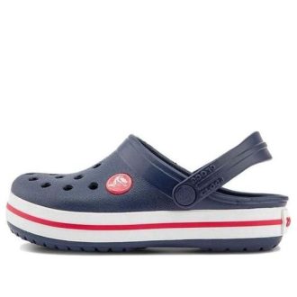 Crocs (TD) Crocs Crocband Clogs “Navy White” 207005-485