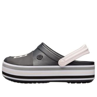 Crocs Thick Sole Black Unisex Sandals 205699-001