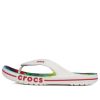 Crocs Tie Dye Pattern Flip-Flops Slippers White Unisex “White” 206358-94S