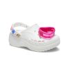 Crocs (WMNS) Baya Midsummer Platform Clogs “White Pink” 210091-1LI