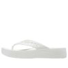 Crocs (WMNS) Baya Platform Flip-Flops “White” 208395-100