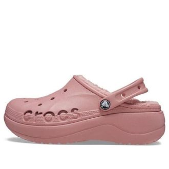Crocs (WMNS) Baya Platform Lined Clog “Pink” 208708-682