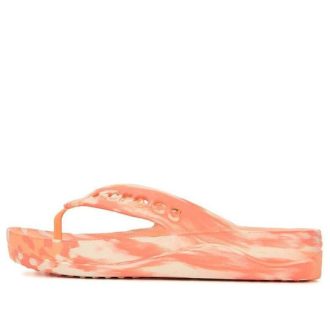 Crocs (WMNS) Baya Platform Thongs “Orange” 208462-83F