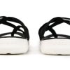 Crocs (WMNS) Beach & Pool SlidesSlippers “Black White” 205479-066
