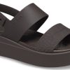 Crocs (WMNS) Brooklyn Croco Low Espresso Sandal “Brown” 208585-206