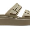 Crocs (WMNS) Brooklyn Low Wedge Sandal “Beige” 207431-260