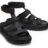 Crocs (WMNS) Brooklyn Luxe Gladiator Sandals “Black” 209557-060