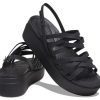 Crocs (WMNS) Brooklyn Strappy Black Sandals 206751-001