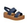 Crocs (WMNS) Brooklyn Woven Wedge Sandals “Blue Brown” 209977-410