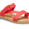 Crocs (WMNS) Casual Flame Red Slippers 206108-8C1