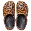 Crocs (WMNS) Classic clog animal Printing Beach Casual Sandals Leopard print 206676-90L