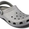Crocs (WMNS) Classic Clog Crocs Silver Sandals 205942-040