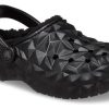 Crocs (WMNS) Classic Clog Lined Geometric Shoes “Black” 210069-001