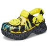 Crocs (WMNS) Classic clog Smiling Face Stylish Flat Sports Yellow Sandals 207271-90H