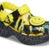 Crocs (WMNS) Classic clog Smiling Face Stylish Flat Sports Yellow Sandals 207271-90H