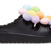 Crocs (WMNS) Classic Cozy Daisy Clogs “Black Multi” 209240-001