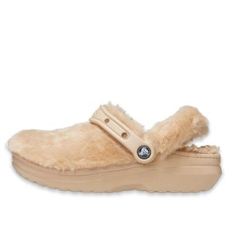Crocs (WMNS) Classic Fur Sure Clogs “Chai” 207303-212