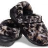 Crocs (WMNS) Classic Fur Sure “Lined Animal Oreo” 207303-0C4