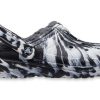 Crocs (WMNS) Classic Lined Clog Outdoor Sandals “Marbled White Black” 207180-103