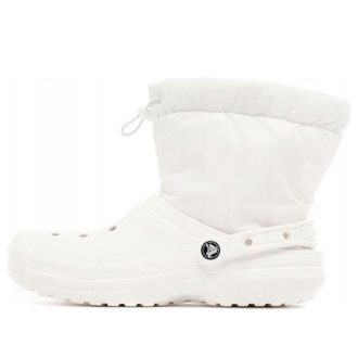 Crocs (WMNS) Classic Lined Neo Puff Boots “White” 206630-143