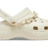 Crocs (WMNS) Classic Platform Chain Clogs “Bone” 209022-2Y2