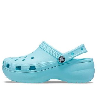 Crocs (WMNS) Classic Platform Clog “Pure Water” 206750-4SS