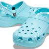 Crocs (WMNS) Classic Platform Clog “Pure Water” 206750-4SS