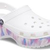 Crocs (WMNS) Classic Platform Dream Clog “White Purple” 207580-94S