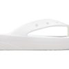 Crocs (WMNS) Classic Platform Flip Flop “White” 207714-100