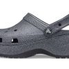 Crocs (WMNS) Classic Platform Glitter II Clog “Black” 207770-001