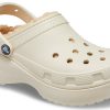 Crocs (WMNS) Classic Platform Lined Clog “Bone” 207938-2Y2