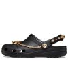 Crocs (WMNS) Classic Tiara Clogs “Black Gold” 209684-001
