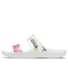 Crocs (WMNS) Classic Tie-dye Graphic Sandal “Black Green” 207283-94S