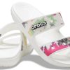 Crocs (WMNS) Classic Tie-dye Graphic Sandal “Black Green” 207283-94S