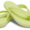 Crocs (WMNS) Crocband Flip “Light Green” 206100-3U4