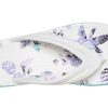 Crocs (WMNS) Crocband Flowers Flip-Flops White 206101-1C8