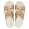 Crocs (WMNS) Getaway Platform H-Strap Sandals “White Brown” 209667-160