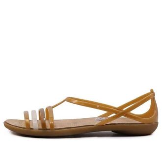 Crocs (WMNS) Gold Color Sandals “Gold” 202465-276