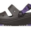Crocs (WMNS) Hiker Xscape Sandal “Espresso Neon Purple” 208181-2A0