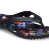 Crocs (WMNS) Kadee 2 Printed Flip Minimalistic Casual Flip-Flops Black 206866-001 Crocs (WMNS) Kadee 2 Printed Flip Minimalistic Casual Flip-Flops Black 206866-001
