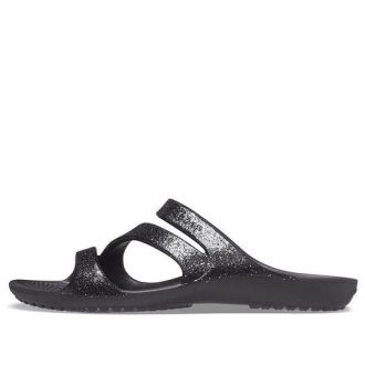 Crocs (WMNS) Kadee II Glitter Sandals “Black” 207315-001