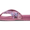 Crocs (WMNS) Kadee Printing Flip-Flops Pink 206190-9A5