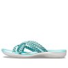 Crocs (WMNS) Knitted Flip-Flops Blue White 205728-4DY