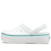 Crocs (WMNS) Lightweight Cozy Outdoor Beach White Blue Sandals “White Blue” 205434-1E0