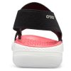 Crocs (WMNS) LiteRide Pattern Outdoor Open Toe Black Red Sandals “Black Red” 205868-066