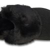 Crocs (WMNS) Mule Fur Slippers “Black” 205394-001