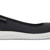 Crocs (WMNS) Reviva Cozy Breathable Low Tops Athleisure Casual Sports Shoe Black White 205880-066